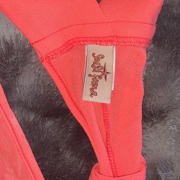 Luli Fama Cover Up Fire Coral color sold out XS S - Picture 2 of 7